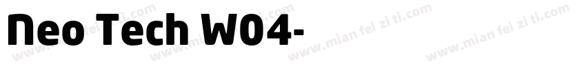Neo Tech W04字体转换